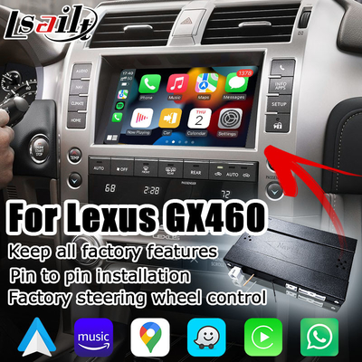 Mejora auto carplay de Apple Android para el estilo del OEM de Lexus GX460 integrar mejora