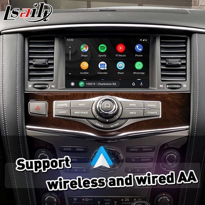 Interfaz inalámbrica de Android Auto Carplay para 2017-2021 Infiniti QX80