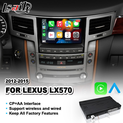 Interfaz de Carplay para el Lexus LX570 LX570 con Android Auto inalámbrico 2012-2015