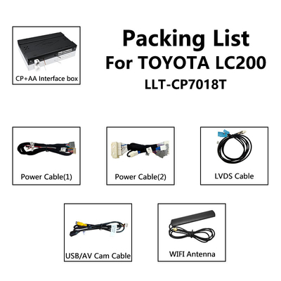Interfaz inalámbrico de Toyota Carplay para Land Cruiser LC200 200 V8 2012-2015 por Lsailt