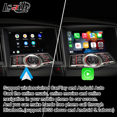 Interfaz auto de Lsailt Linux CarPlay Android para Nissan Maxima Infiniti 2010-2014 con vínculo del espejo