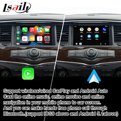 Auto de Nissan Carplay Interface Integrated Android, vínculo del espejo para la patrulla, armada, pionero