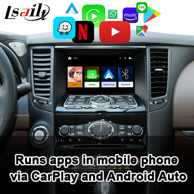 Mejora original de la pantalla del interfaz auto inalámbrico de Apple CarPlay Android para Infiniti FX Q QX
