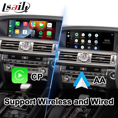 Interfaz video de las multimedias de Lsailt Android para el F-deporte 2012-2017 AWD de Lexus LS460 LS600h LS