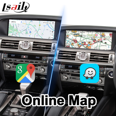 Interfaz video de las multimedias de Lsailt Android para el F-deporte 2012-2017 AWD de Lexus LS460 LS600h LS