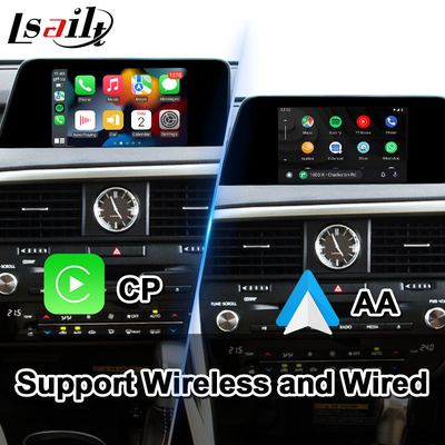 Interfaz multimedia Lsailt Android para Lexus RX200T RX350 RX300 RX Control de ratón 2016-2019
