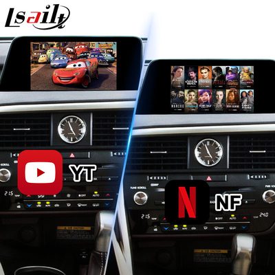 Interfaz multimedia Lsailt Android para Lexus RX200T RX350 RX300 RX Control de ratón 2016-2019