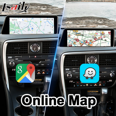 Interfaz de vídeo de Android para el Lexus RX350 RX450h RX200t RX350L RX450L RX AL20 2016-2019
