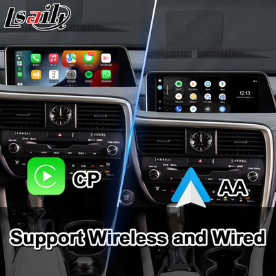 Lsailt Android Interfaz de juego de automóviles para Lexus RX 450h 200T 350 450L 350L 300 F Sport 2016-2019