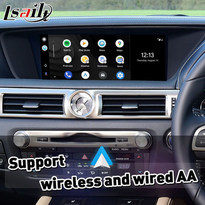 Interfaz de juego automático de Android inalámbrico para Lexus GS300h GS200t GS350 GS450h GSF GS L10 2016-2020