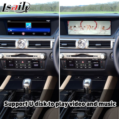 Interfaz de juego automático de Android inalámbrico para Lexus GS300h GS200t GS350 GS450h GSF GS L10 2016-2020