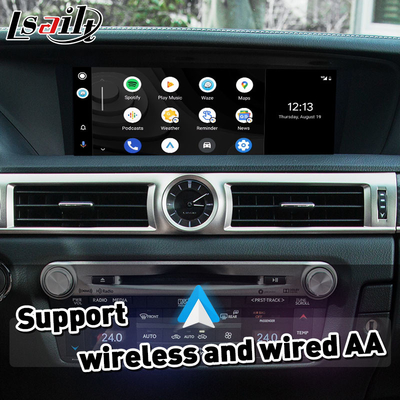Interfaz de Android Auto y Carplay para Lexus GS 350 200t 300h 450h AWD F Sport 2016-2020