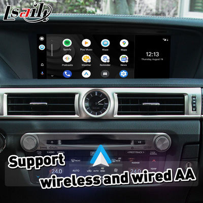 Lsailt Android Auto Carplay Interfaz para Lexus GS350 GS200t GS300h GS450h AWD F Sport 2016-2020