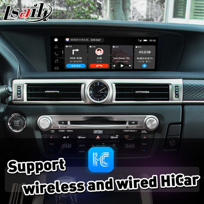 Interfaz de Android Auto y Carplay para Lexus GS 350 200t 300h 450h AWD F Sport 2016-2020