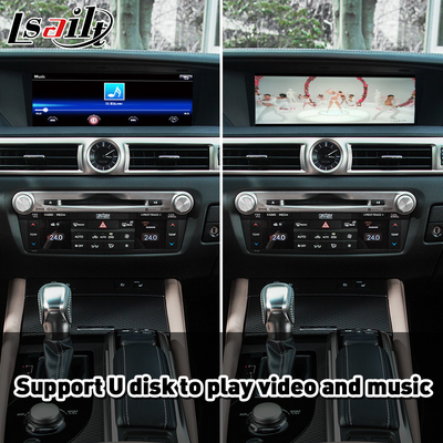 Interfaz de Android Auto y Carplay para Lexus GS 350 200t 300h 450h AWD F Sport 2016-2020