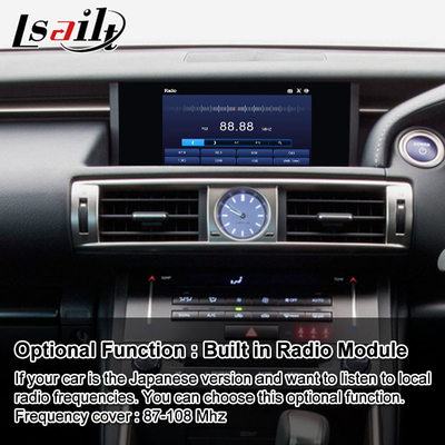 Interfaz multimedia para Android para Lexus IS 300h 250 350 200t 300 AWD F Sport XE30 2013-2016