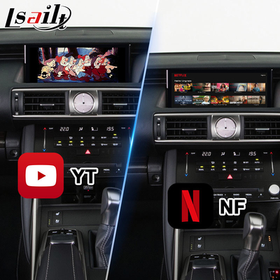 Lsailt Android Interfaz de juego para Lexus IS200T IS300H IS350 IS300 F Sport AWD IS XE30 2017-2020