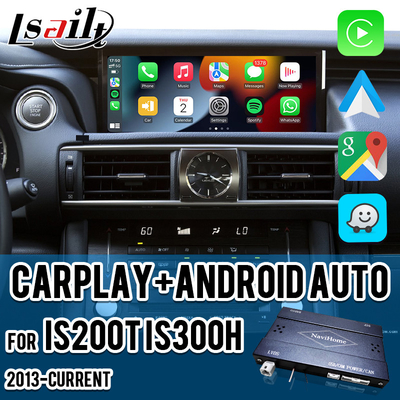 Interfaz de Apple CarPlay de pin a pin para Lexus IS IS250 IS350 IS300 IS200t 2013-2021 Descifrador automático de Android, enlace de espejo