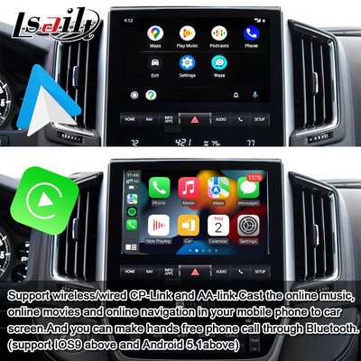 CarPlay Android Interfaz de vídeo multimedia con YouTube, NetFlix, YouTube, Google Map para el Land Cruiser LC200