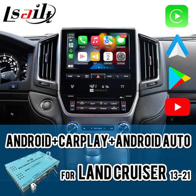 CarPlay Android Interfaz de vídeo multimedia con YouTube, NetFlix, YouTube, Google Map para el Land Cruiser LC200