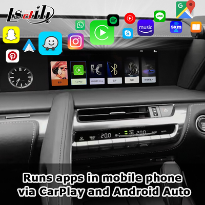 Interfaz de CarPlay inalámbrica Pantalla OEM integrada para Lexus LX570 LX460d 2016-2021 Interfaz de video automático Android
