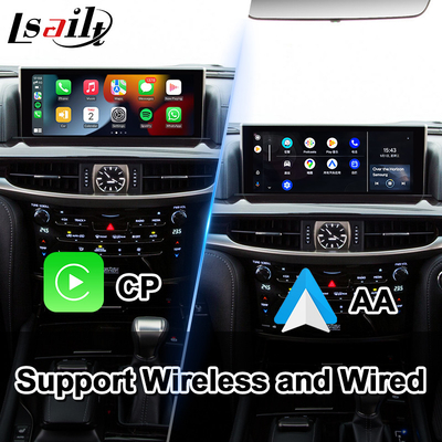 Interfaz de vídeo de Android Carplay para Lexus LX 450d 570 570s VDJ200 J200 2016-2021