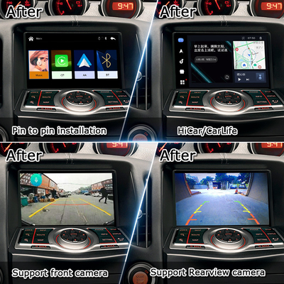 Caja de interfaz Lsailt Carplay para Nissan 370Z 2010-2020 Soporte automático Android Comando de voz, control de dirección