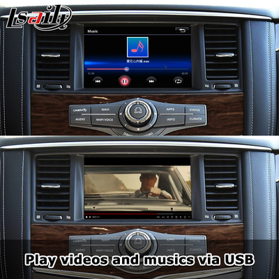 Interfaz de CarPlay de pin a pin para Nissan Patrol Y62, Pathfinder, Armada Incluido Android Auto, Google Map, Waze