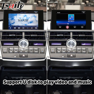 Lsailt / Navihome Interfaz Android Auto Carplay para Lexus NX300h NX200t Control de Perilla 2014-2017 NX ES RX