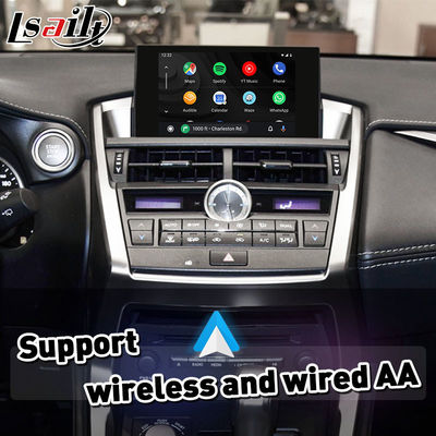 Lsailt / Navihome Interfaz Android Auto Carplay para Lexus NX300h NX200t Control de Perilla 2014-2017 NX ES RX