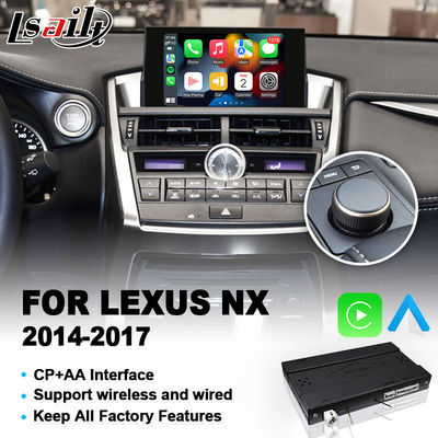 Lsailt / Navihome Interfaz Android Auto Carplay para Lexus NX300h NX200t Control de Perilla 2014-2017 NX ES RX