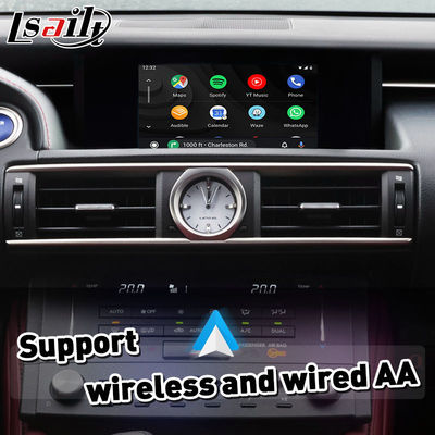 Lsailt Interfaz inalámbrica de juego de automóviles para Lexus RCF RC300 RC200t RC300h RC350 RC Knob Control 2014-2018 IS RX NX
