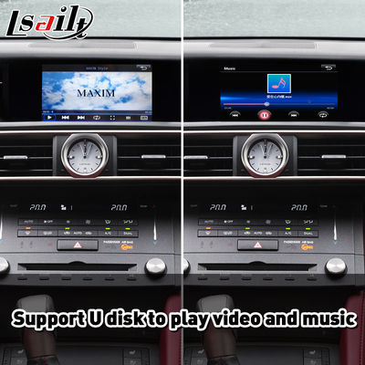 Lsailt Interfaz inalámbrica de juego de automóviles para Lexus RCF RC300 RC200t RC300h RC350 RC Knob Control 2014-2018 IS RX NX
