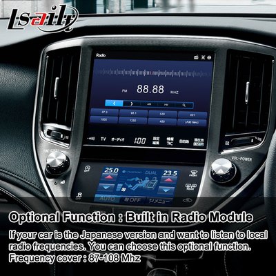 Interfaz de vídeo multimedia para Android para 2012-2018 Toyota Crown S210 AWS210 GRS210 GWS214 Majesta Athlete