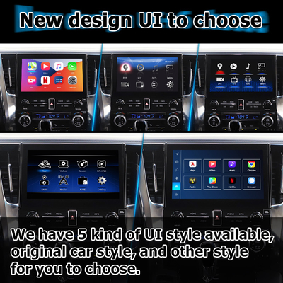 Toyota Alphard Vellfire AH30 serie Android Carplay caja de interfaz Qualcomm 6125 8+128GB