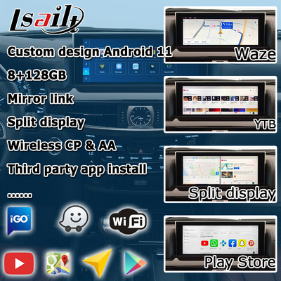 Lexus LX570 LX450d Interfaz de vídeo para Android soporte para carplay Android auto Qualcomm 8+128GB Android 11