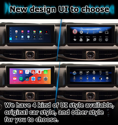 Lexus LX570 LX450d Interfaz de vídeo para Android soporte para carplay Android auto Qualcomm 8+128GB Android 11