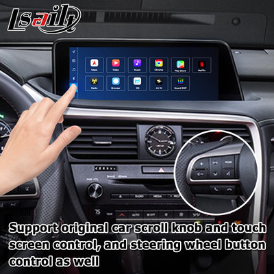 Lexus RX 8+128GB caja de interfaz multimedia Android de Qualcomm RX350 RX450h RX300 RX200t