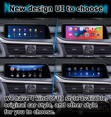 Lexus RX 8+128GB caja de interfaz multimedia Android de Qualcomm RX350 RX450h RX300 RX200t
