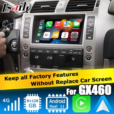 Lexus GX460 Android 13 multimedia Interfaz de video automática de Android Carplay
