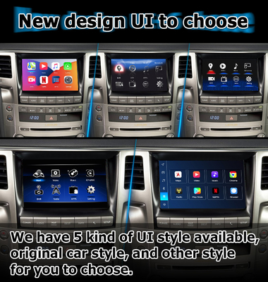 Lexus LX570 2013-2015 basado en la interfaz de video Android de Qualcomm 8+128GB Android 11