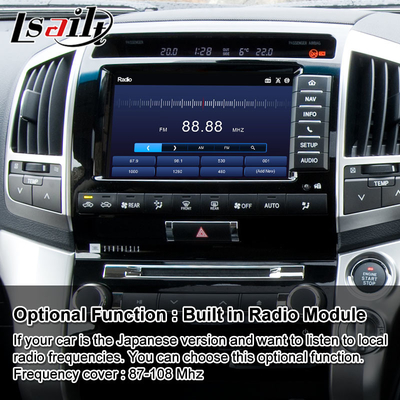 Interfaz de video multimedia Android Lsailt para Toyota Land Cruiser LC 200 V8 LC200 2012-2015