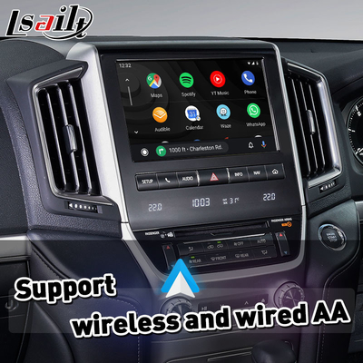 Interfaz de video multimedia para Android para el Toyota Land Cruiser LC 200 GXL VX VXR VX-R Sahara LC200