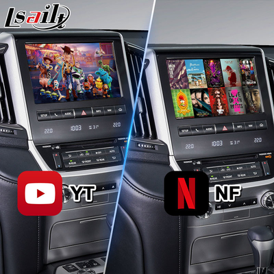Interfaz de video multimedia para Android para el Toyota Land Cruiser LC 200 GXL VX VXR VX-R Sahara LC200