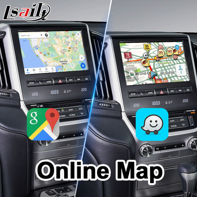Interfaz de video multimedia para Android para el Toyota Land Cruiser LC 200 GXL VX VXR VX-R Sahara LC200