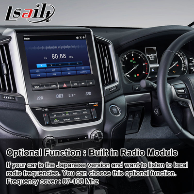 Interfaz de video multimedia para Android para el Toyota Land Cruiser LC 200 GXL VX VXR VX-R Sahara LC200
