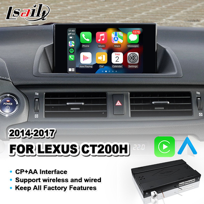Interfaz de Android Auto Carplay para el control del ratón Lexus CT200H CT 200h 2014-2017
