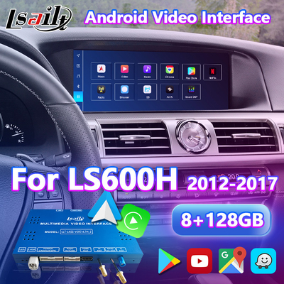 Lsailt 8+128GB Android Multimedia Carplay Interface Box para el Lexus LS LS600h LS460 2012-2017