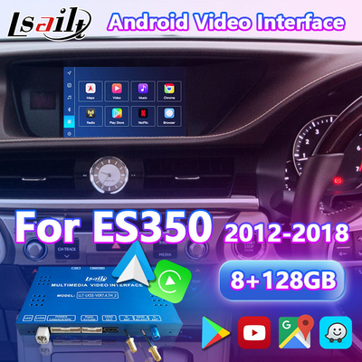 8+128GB Lsailt Android Interfaz de video de navegación para Lexus ES 350 300h 250 200 XV60 Control del ratón 2012-2018