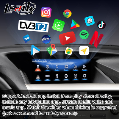 10.25 pulgadas Lexus Android pantalla con Carplay Android Auto Lsailt para RX350 RX450h